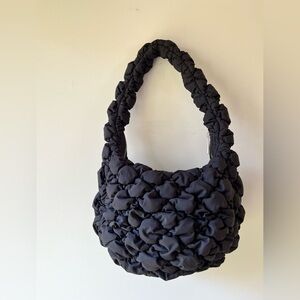 Aritzia Babaton Black Quilted Shoulder Bag